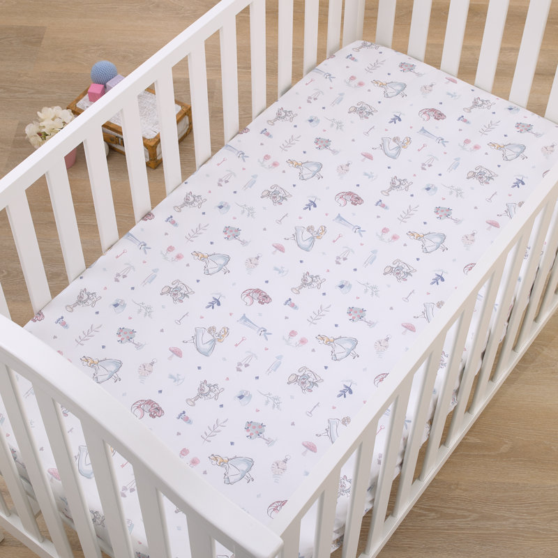 Alice In Wonderland Crib vintage Sheet Nursery